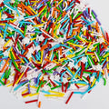 Edible Rainbow Sprinkles for Cake Decorating,White Stars Candy Mix Colored Jimmies,100g/3.53oz,Dessert Decorations,Cupcake,Cookies,Ice Cream Topper,Colorful Pastel Sprinkle for Cake Decorating,Perfect For Birthday Party,Festival Baking Supplies