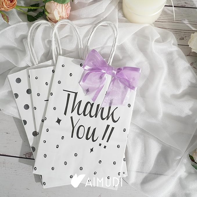 AIMUDI Purple Bows for Crafts 4" Lavender Bows with Twist Ties Premade Lilac Bows Pre Tied Organza Bows for Treat Bags, Easter's Day, Cake Pop,Gift Wrapping,Baby Shower,Wedding Favor -12 Counts