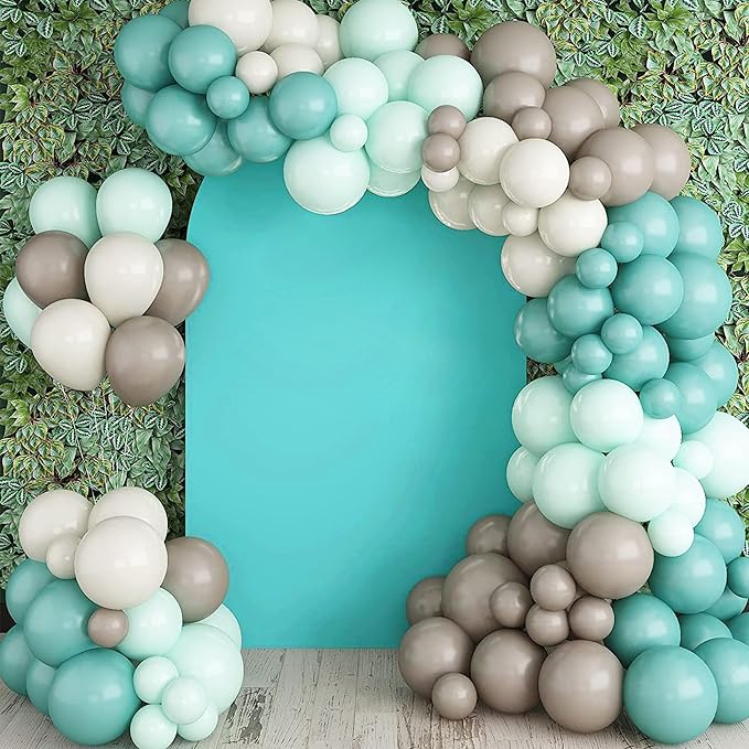 Wedding Arch Cover 6FT Arch Backdrop Cover Spandex Fitted Arch Cover for Round Top Chiara Backdrop Stand Covers for Wedding Birthday Party Baby Shower Banquet Ceremony Decoration