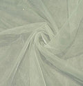 VDS Ivory Organza Fabric, 60 Yards Continuous, 45” Wide, Wedding Party Decoration Iridescent Crystal Sheer Shiny Organza Tulle Bridal Dress DIY Crafts Costume Sewing Backdrop Arch Cloth