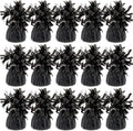 BLUE PANDA Black Balloon Weights - Pack of 15, 6 Oz, 4.5 In - Helium Balloon Weight Bulk for Table Centerpieces & Outdoor Events