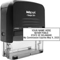 Notary Stamp for State of Delaware - Self Inking Stamp, Customize Online