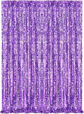 Purple Backdrop 4x8FT Backdrop Curtain for Parties 18MM Sequins Background Fabric Drapes Wedding Birthday Baby Shower