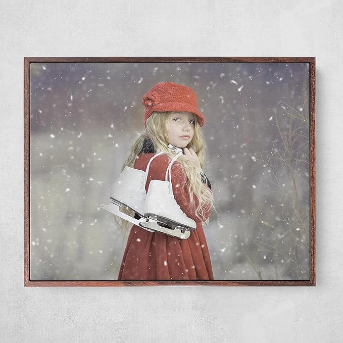 Personalized Custom Canvas Prints: Photo On Canvas (Dark Brown, 24x36) Transform Your Photos into Stunning Framed Wall Art Digitally Printed Photo To Canvas Ideal for Home Decor, Gifts Keepsakes.