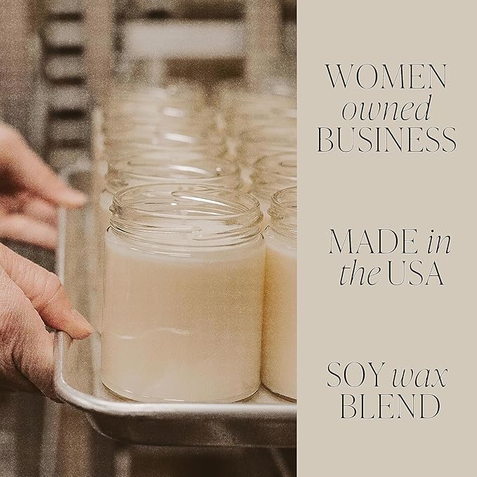 Sweet Water Decor Leaves Scented Candle - Soy Candle with Apple Orange Cinnamon & Cloves Scent - Soy Candle Wax with 40 Hours Burn Time - 100% Cotton Wick Fall Candle Made in USA - Clear Jar 9oz