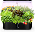 Indoor Garden Hydroponics Growing System 12 Pods, Indoor Herb Garden with LED Grow Light, Adjustable Height Up to 12inch, Hydroponics for Family