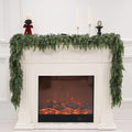 Artificial Cedar Garland for Christmas Decoration - Realistic Winter Greenery Garland for Mantel, Fireplace, Table, Door, Holiday Indoor Outdoor Decor 5FT