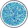 Sentovac Blue and White Nonpareils Sprinkles Edible 2mm Mini Peals Sprinkle for Cake Decorating Sugar Candy Cookie Cupcake Topper Baking Decorations Halloween Christmas Baby Shower Supplies