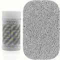 Dynastang 2mm Silver Pearls Sprinkles Edible Pearls Cake Decorating Stars Cake Decorations Cupcake Toppers Cookie Decorating Perfect for Cakes, Cupcakes, Desserts Toppings 3OZ