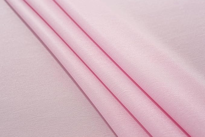Craft And Party Pink Rectangle Tablecloth, 60 x 84 Inch, Washable Polyester Fabric for Home, Party, Wedding or Restaurant Use