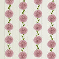 2 Pack Rose Pink Tissue Paper Pom Pom Garlands Hanging with Cloth Vine for Nature Garden Fence Birthday Paty Decorations, 6.6Ft Length