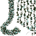 12 Pcs 99 Ft Flower Garland Rose Vines, Rose Garland for Decoration, Flower Vine for Room Table Birthday Wedding Party Garden Wall Decor
