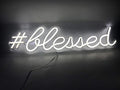 Ulalaza LED Neon Sign Night Light for Wall Party Décor Bedroom Room Bar Wedding Home Birthday Art Decoration Christmas with USB Chain Light modulator 5v (lets party blue)