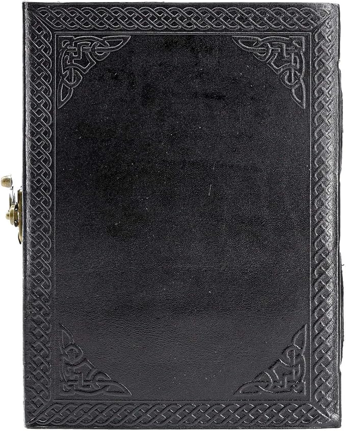 Handmade Leather Double Dragon Journal/Writing Notebook Diary/Bound Daily Notepad for Men & Women Unlined Paper Medium, Writing pad for Artist, Sketch