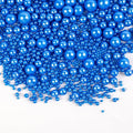 Edible Blue Sugar Sprinkles, Edible Sprinkles for Cake Decorating, Cupcake Toppers, Cake Decorations, Cookie Decoration, Wedding Party Supplies, 180g/6.35oz
