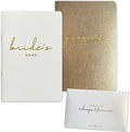 Vow Books His and Hers Wedding Vow Books Bride and Groom Vow Books Wedding Essentials Wedding Accessories(XZ-GB-Terracotta)