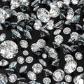 Hicarer 800 Pieces Diamond Decorations Acrylic Diamond Table Scatter Crystals for Table for Vase Fillers Party Decorations(12, 8, 6, 3, 2mm,Clear)