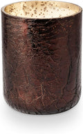 ILLUME Noble Holiday Midnight Pumpkin Small Crackle Glass Candle