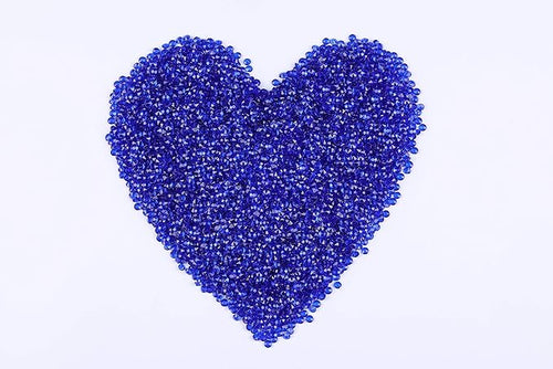 10000 pcs/Pack Wedding Table Scatter Confetti Crystals Acrylic Diamonds Vase Fillers 4.5 mm Rhinestones for Wedding, Bridal Shower, Vase Beads Decorations (Royal Blue)