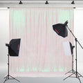 PartyDelight 6ftX7ft Iridescent Sequin Backdrop Curtain Photo Booth for Wedding Party Birthday Decoration