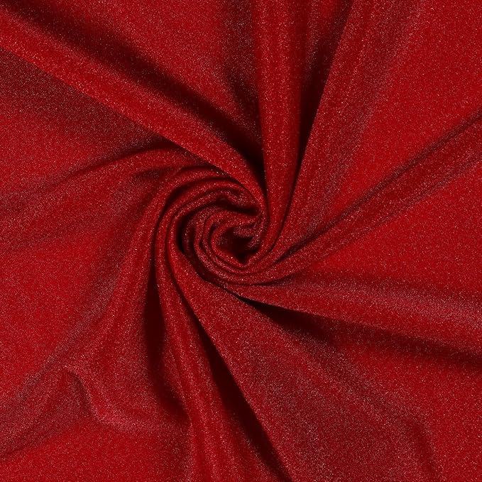 VDS Pack of 1 Panel (30 Inch X 30 Feet) Wedding Arch Draping Fabric Sheer Chiffon Fabric Drapery for Wedding Ceremony Reception Swag Backdrop Canopy Chuppah ARBO Altars Decoration (Apple Red)