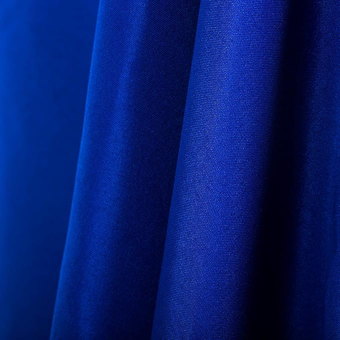 Ascoza 2pack 60x120 Inch Royal Blue Rectangular Tablecloth 6 Feet Table Cloth in Polyester Fabric for Wedding/Banquet/Restaurant/Parties