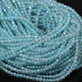 Song Xi 180pcs 2mm Natural Kyanite Gemstone Beads Faceted Round Loose Stone Beads for Jewelry Making