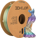 Silk PLA 3D Printer Filament 1.75mm Silk Shiny Fast Gradient Color Change Rainbow Multicolor PLA Filament 1kg (2.2lbs) /Spool for FDM 3D Printers-Lavender