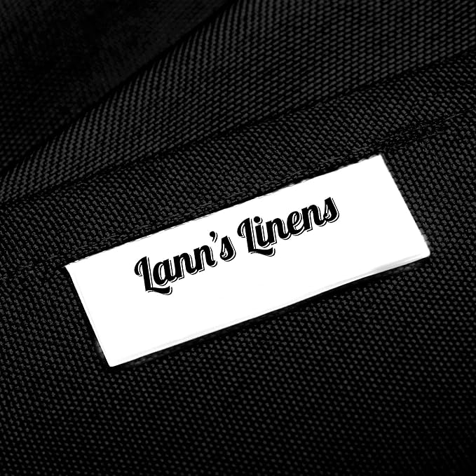 Lann's Linens - 10 Premium 90" Round Tablecloths for Wedding/Banquet/Restaurant - Polyester Fabric Table Cloths - Black