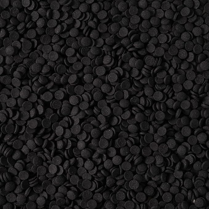 Black Sprinkles, Black Confetti Sprinkles for Cake Decorating, Round Sprinkle for Cupcakes, Ice Cream, Donut, Cookies, Chocolate(120g/4.23oz)