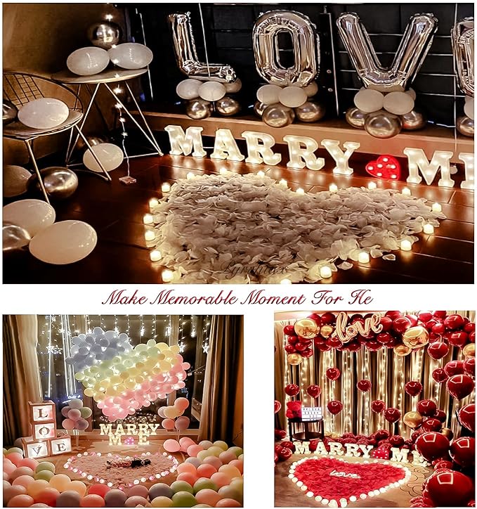 1000Pieces Rose Petals, Artificial Flower Petals Fake Rose Petals for Romantic Night,Wedding,Proposal Anniversary Flower Decorations (Dark Blue) 1