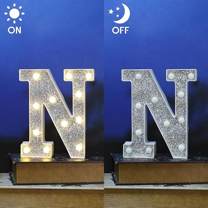 Light-Up Letters - Marquee Signs for Decor, Featuring Alphabet & Number Lighted Letters