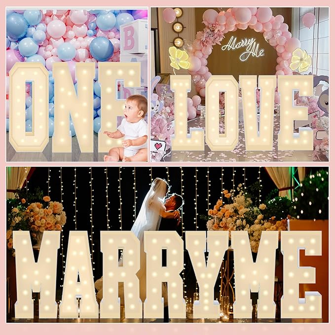 4FT Marquee Plastic Letters V - Light up Letters V Are Made from Corrugated Plastic Board - Quick Assembly Without Tools, Disassembled Components Can Be Used for Garage Sale Signs, Yard Sale Signs