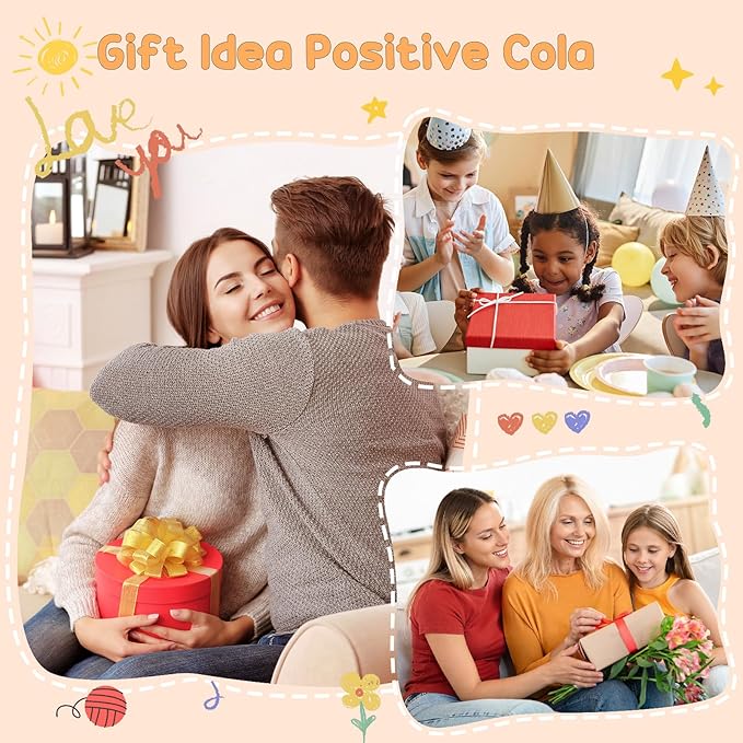Funny Handmade Cola Gift-Unique Cute Presents for Women & Men,Emotional Cheer Support,Birthday Gifts for Her/Him,Friends,Coworkers,Family