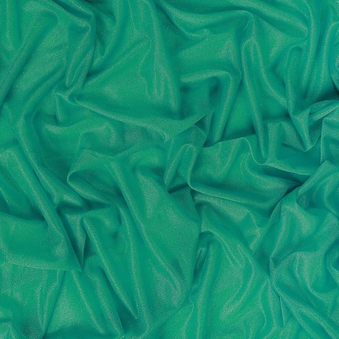 VDS Pack of 1 Panel (30 Inch X 20 Feet) Wedding Arch Draping Fabric Sheer Chiffon Fabric Drapery for Wedding Ceremony Reception Swag Backdrop Canopy Chuppah ARBO Altars Decoration (Emerald)