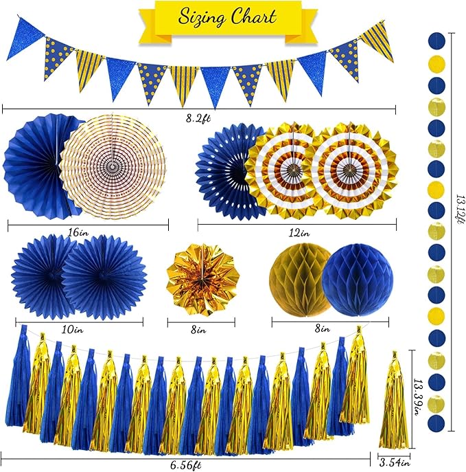 Paper Fans Party Decorations Glitter Paper Triangle Flag Pennant Banner Tassel Garland Circle Banners Party Supplies for Graduation,Bachelorette, Birthday, Wedding, Baby Shower