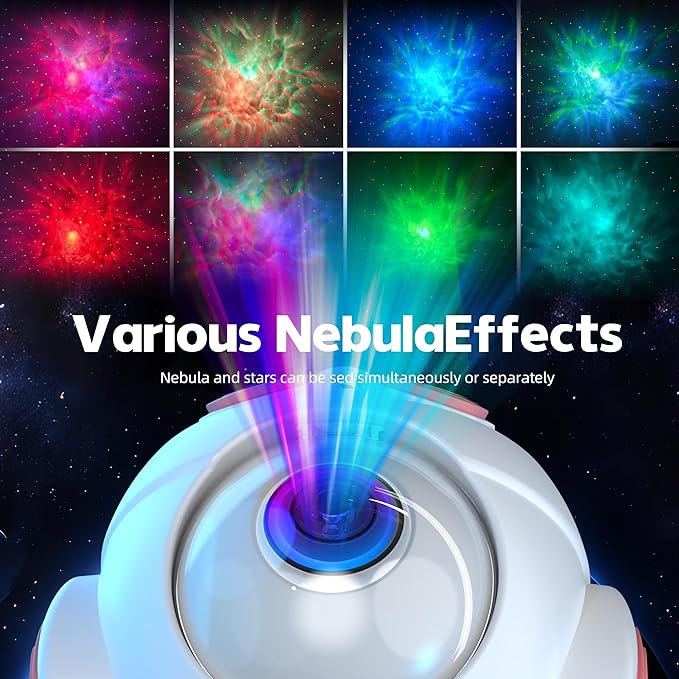 Galaxy Night Light - Astronaut Space Projector, Star Projector,Starry Nebula Ceiling LED Lamp with Timer and Remote,APP Control， Kids Room Decor Aesthetic, for Birthdays,Christmas APP Control