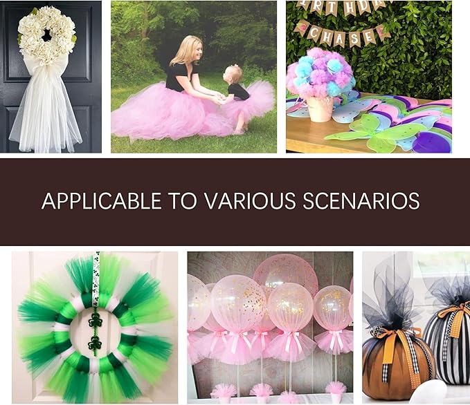 Sage Green Tulle Fabric Rolls 54 Inch by 20 Yards Tulle Ribbon Netting Spool Bolt for DIY Wedding Decoration Baby Shower Tutu Skirt Gift Wrapping, Large Matte Tulle, Roll Packaging (Sage Green)
