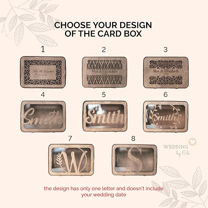 Rustic Personalized Wedding Guest Book: Heart Drop Design, Heart, Circle & Rectangle Frames. Premium Wooden Drop Box, Unique Bridal Decor & Gift