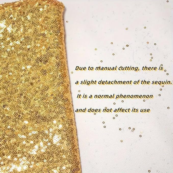 Champagne Sequin Backdrop 4 Panels 2FTx8FT for Wedding Photo Backdrop Birthday Bridal Party