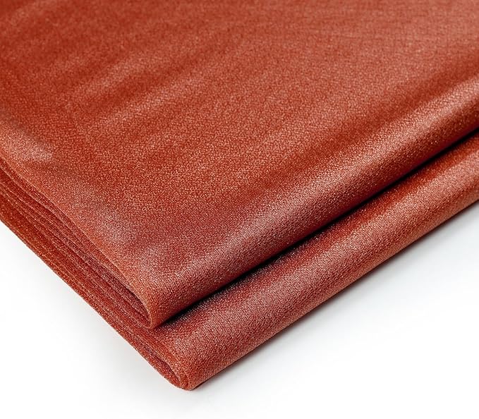 VDS Pack of 1 Panel (30 Inch X 30 Feet) Wedding Arch Draping Fabric Sheer Chiffon Fabric Drapery for Wedding Ceremony Reception Swag Backdrop Canopy Chuppah ARBO Altars Decoration (Terracotta)
