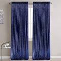 Navy Blue Sequin Backdrop Curtains 2 Panels 4FTx8FT Glitter Navy Blue Photo Backdrop Drapes Party Wedding Baby Shower Curtain Sparkle Photography Background Backdrop
