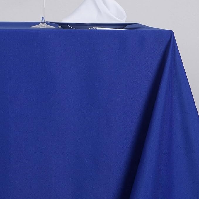 Efavormart 70" Square Linens Royal Blue Wholesale Linens Polyester Square Linen Tablecloth for Wedding Banquet Party Restaurant