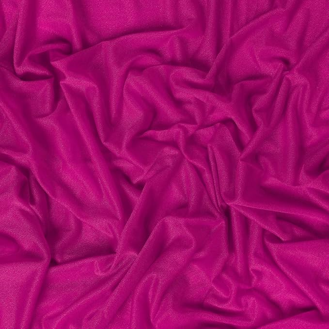 VDS Pack of 1 Panel (30 Inch X 30 Feet) Wedding Arch Draping Fabric Sheer Chiffon Fabric Drapery for Wedding Ceremony Reception Swag Backdrop Canopy Chuppah ARBO Altars Decoration (Magenta)