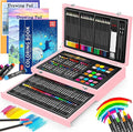 Christmas| Birthday Gifts for Kids Teen Girls Trendy Stuff 6-16 Year Old, 150-Pack Art Set Kits with 2 Sketch Pads, Coloring Book, Stocking Stuffers for Teens Girls, Cute Cool Fun Crafts Gifts