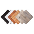 IncStores 3/8" Thick Snap Together Dance Flooring Tiles | 12”x12” Printed Vinyl Dance Floor Tiles for Practice & Performance | Barnwood | 36 Tile Pack