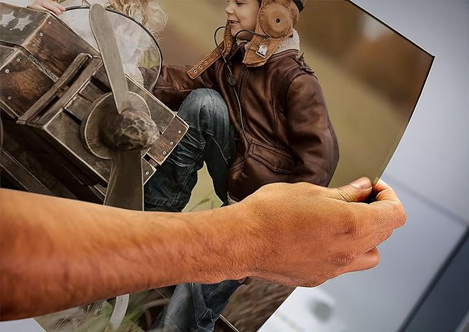 Personalized Custom Canvas Prints: Photo On Canvas (Light Brown, 20X20) Transform Your Photos into Stunning Framed Wall Art Digitally Printed Photo To Canvas Ideal for Home Decor, Gifts Keepsakes.