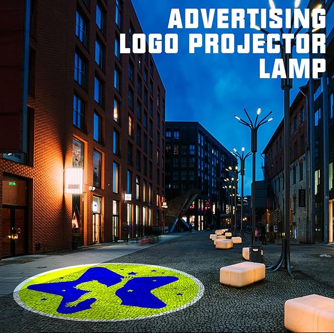 Custom Logo Projector Lights Custom GOBO projectors for Store Business or Wall Outdoor Waterproof ip67 HD led for Shop Advertising and Wedding 35W
