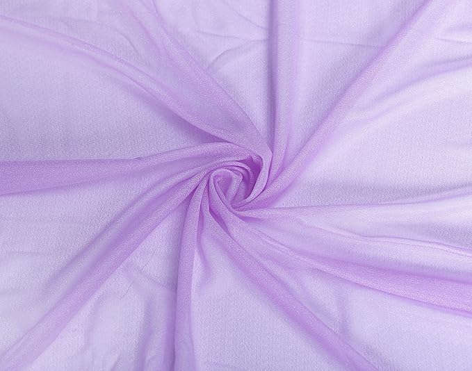 MDS 20 Pack 10ft Chiffon Table Runner 29 x 120 Inches Sheer Wedding Runner Romantic Rustic Table Runner for Wedding Decorations, Birthday Parties, Bridal Shower Party Arch Decor - Orchid