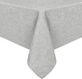 Hiasan Faux Linen Rectangle Tablecloth - Wrinkle and Stain Resistant Washable Table Cloth for Kitchen Dining Room Holiday Table Cover for Dinner, Light Grey, 60 x 120 Inch